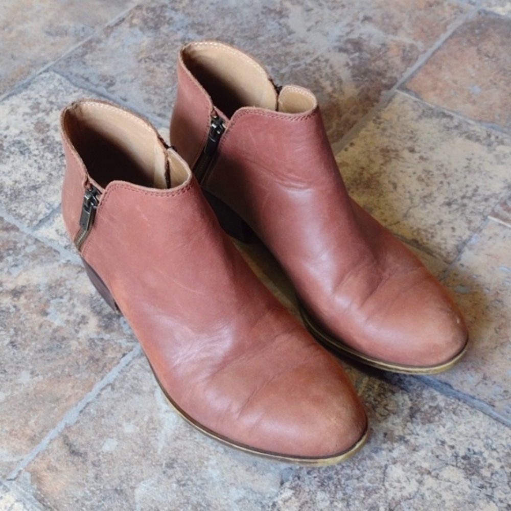 Lucky Brand Burklee leather boots size 9